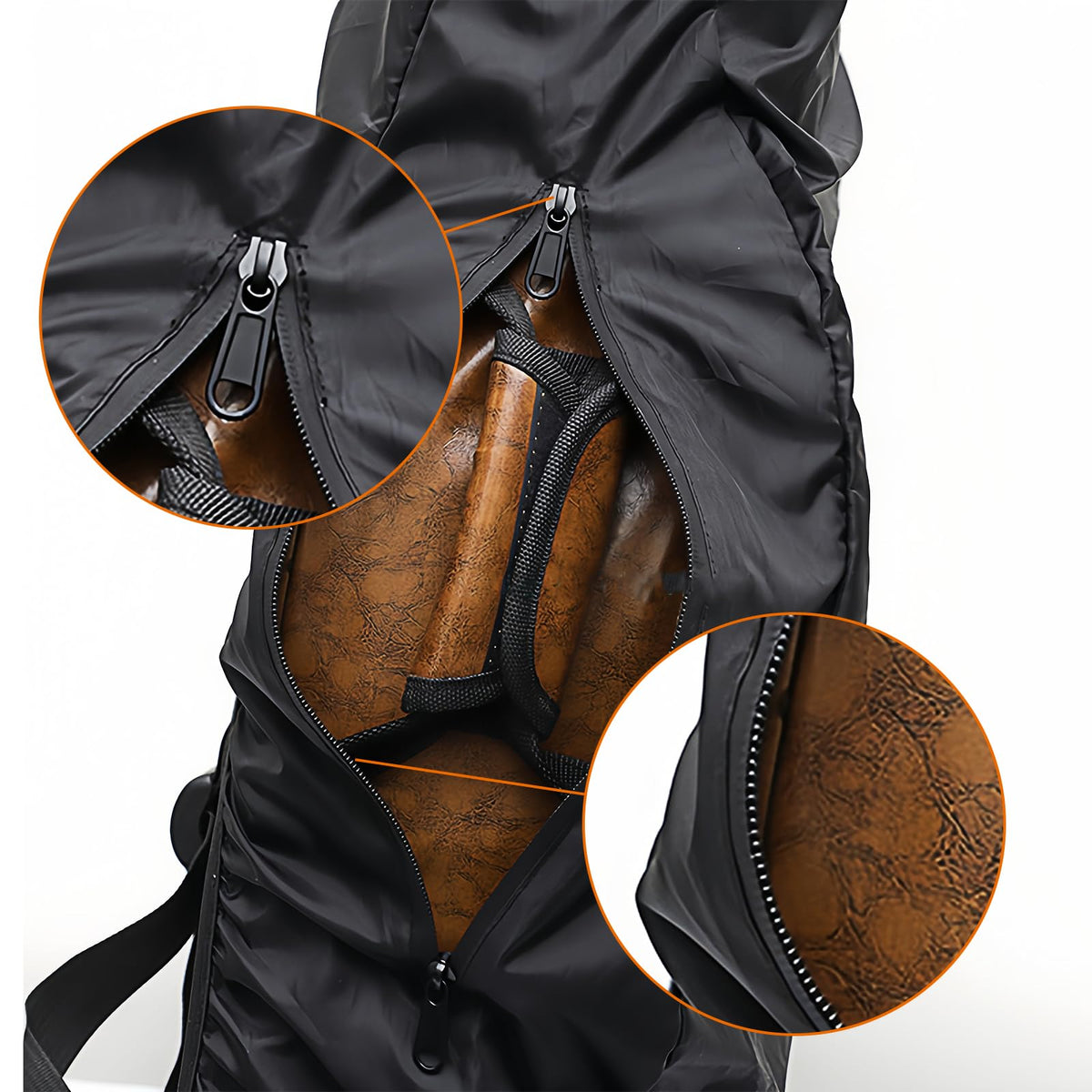 Black Waterproof Electric Guitar Bag Rain Cover D9170