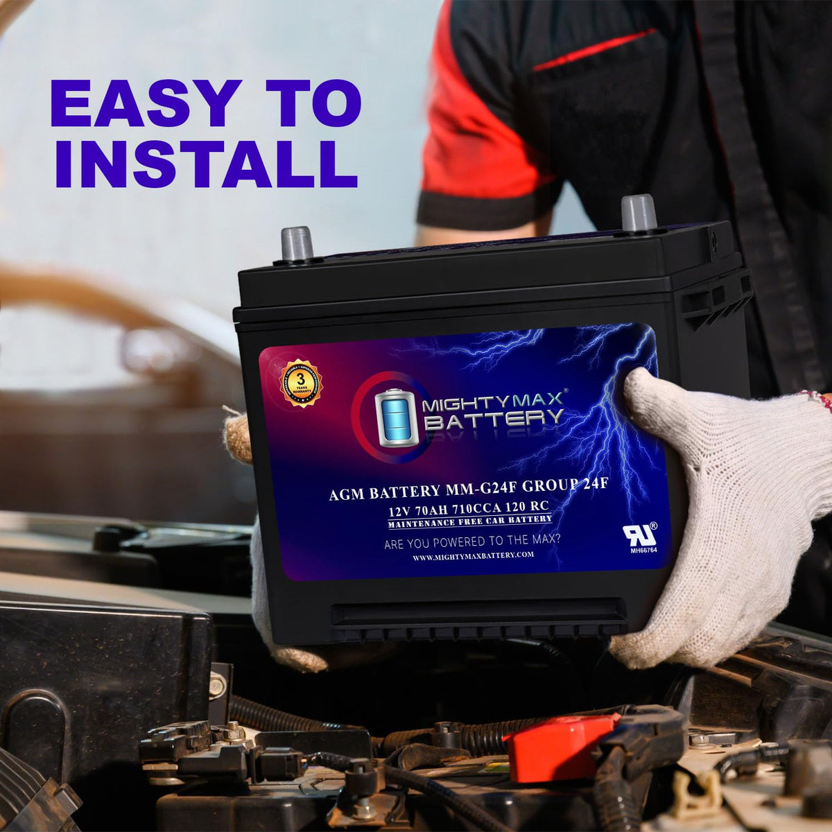 12V 70Ah AGM Replacement Battery Q5071