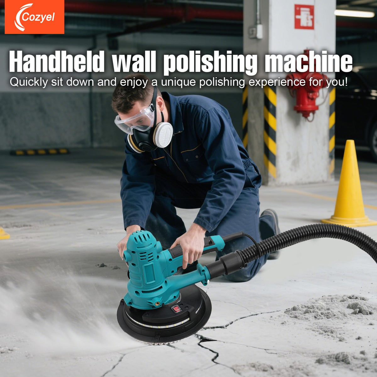 Variable Speed Handheld Electric Drywall Sander T162