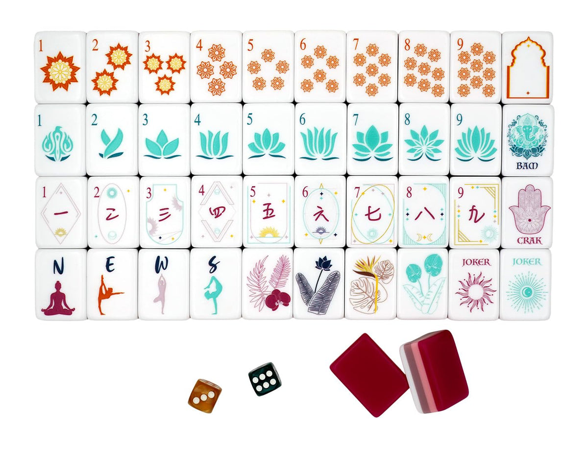 160 Acrylic Mahjong Set J36450