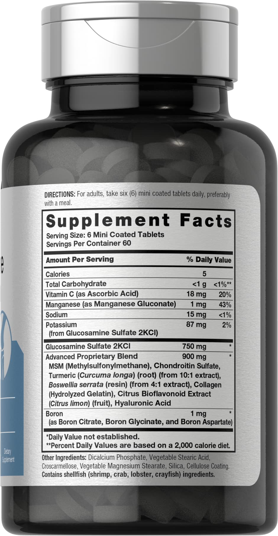 Glucosamine Chondroitin MSM Turmeric 360 Tablets H6303