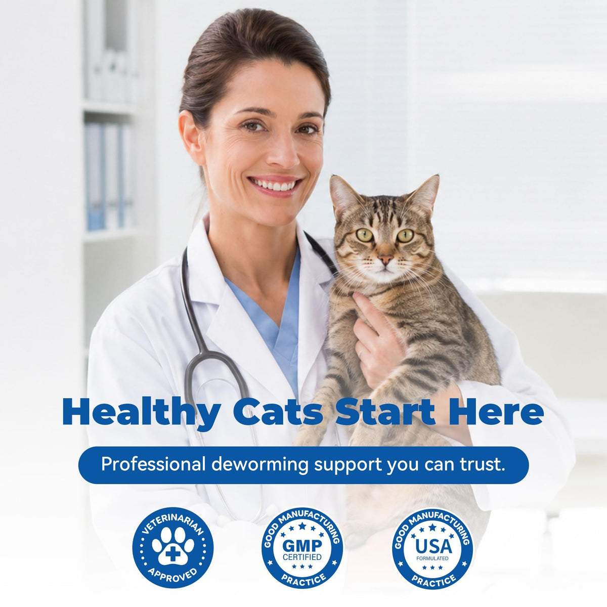 7 Way De-Wormer Chewable Tablets for Dogs & Cats, 50 Count O617