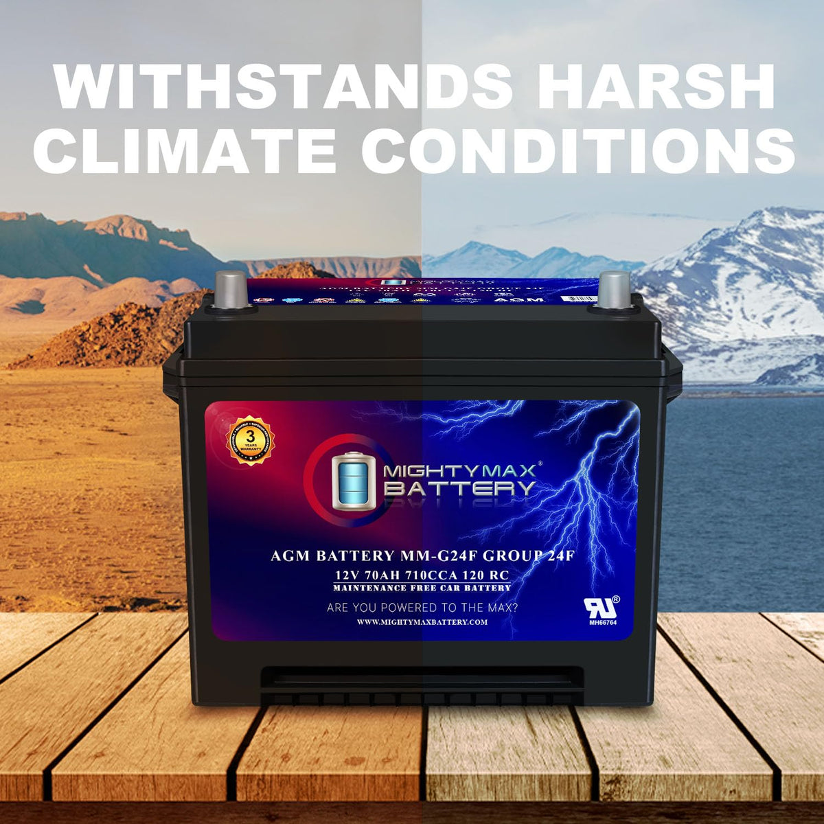 12V 70Ah AGM Replacement Battery Q5071