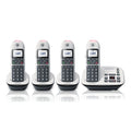 Digital Cordless Telephone with Answering Machine 4 Handsets DECT 6.0 O3775