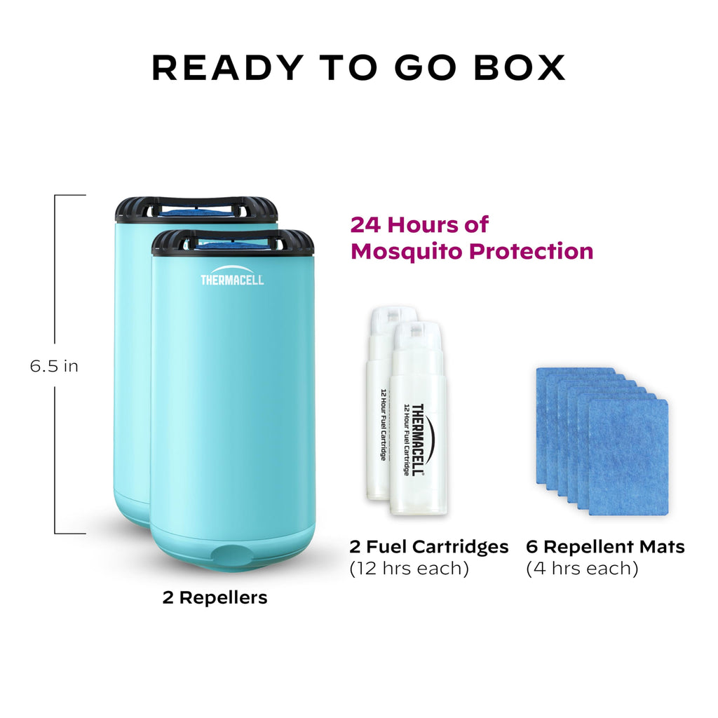 Mosquito Repeller with 24-Hour Refill & 6 Repellent Mats R354355