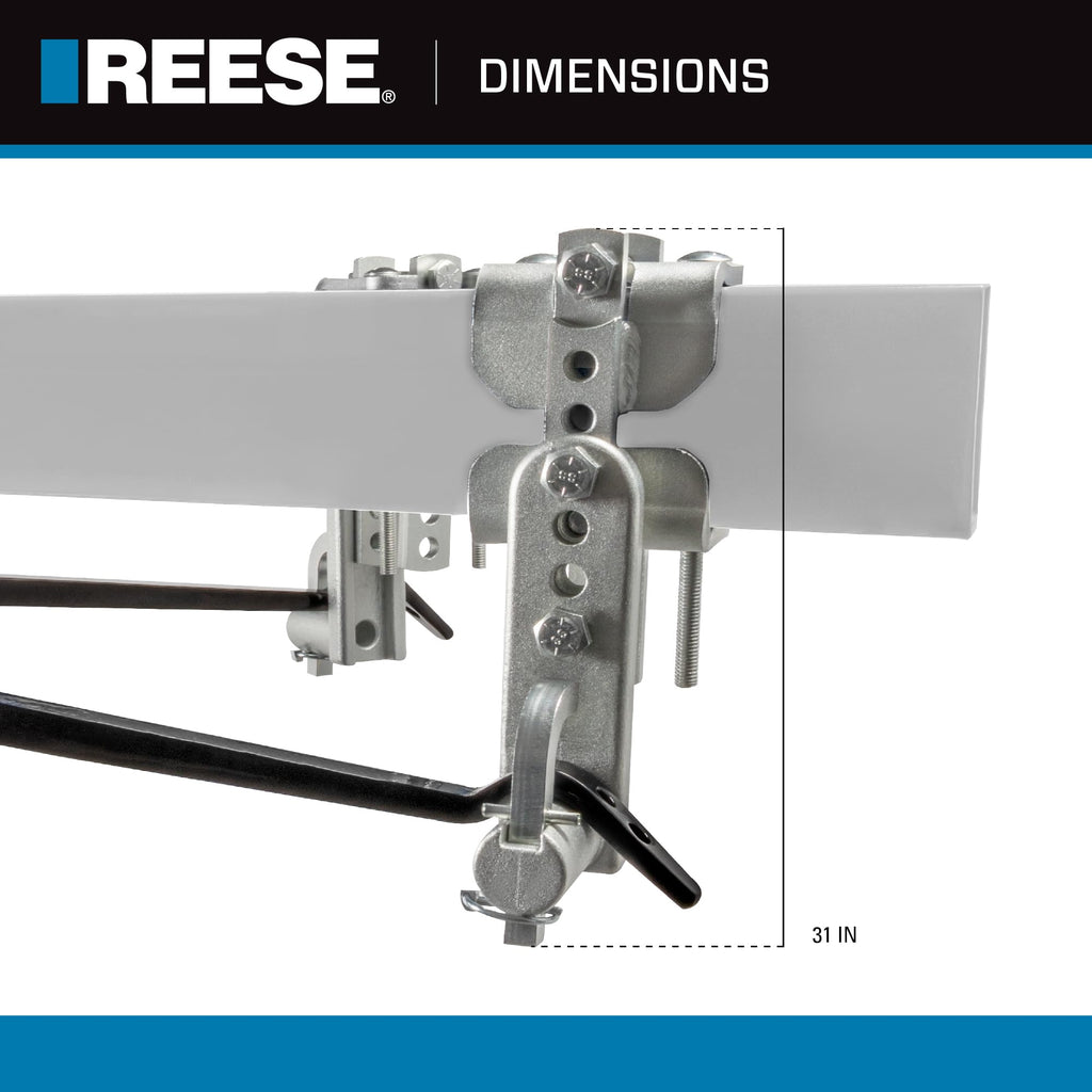 Weight Distribution Hitch with Active Sway Control, 6,000 lbs. Capacity, Black L53358