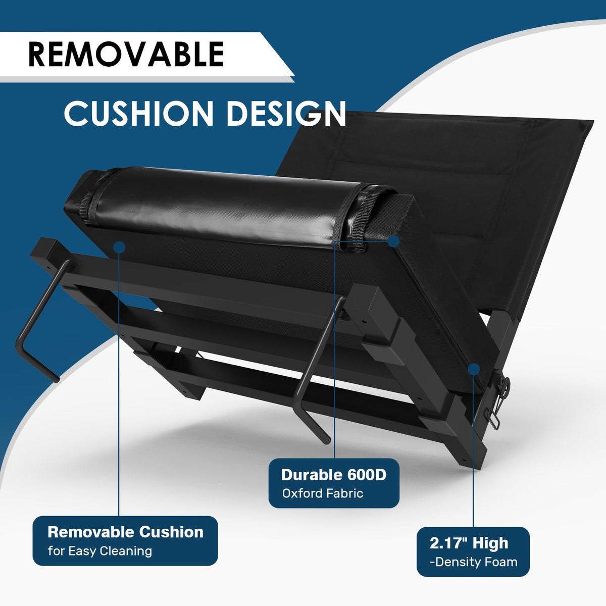 Portable Folding Bleacher Chair 2 Pack Z268