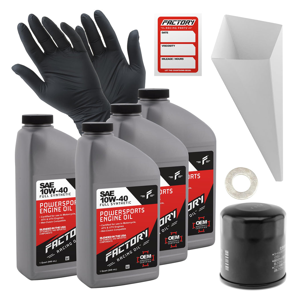 Oil Change Kit for Kawasaki Motorcycles J53761