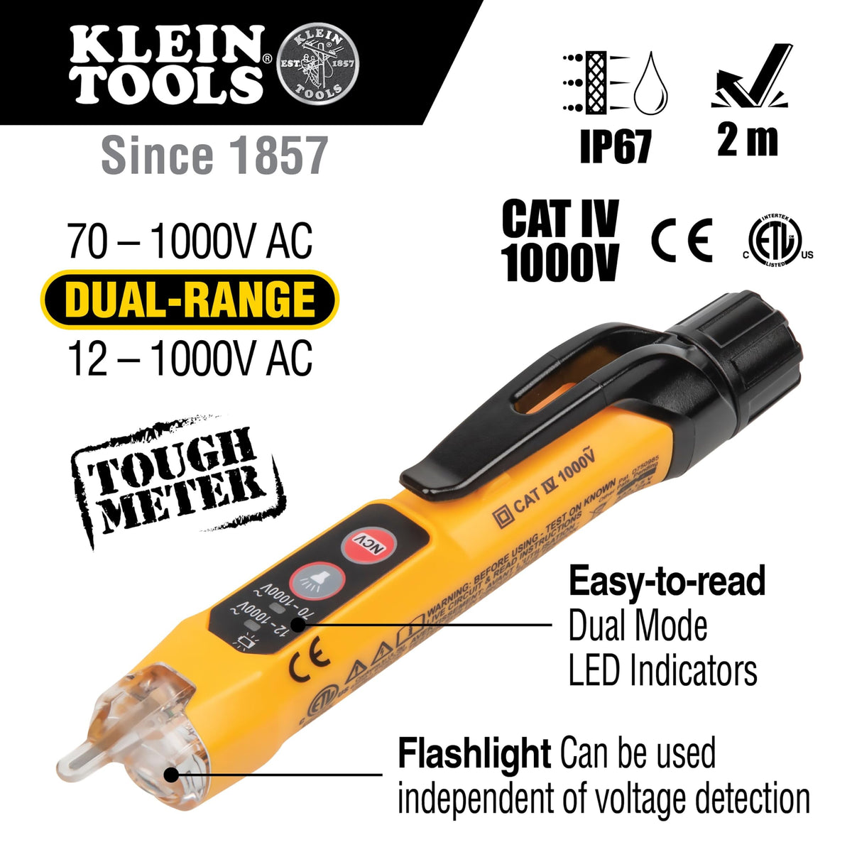 Digital Multimeter Electrical Test Kit with Carrying Case E746532