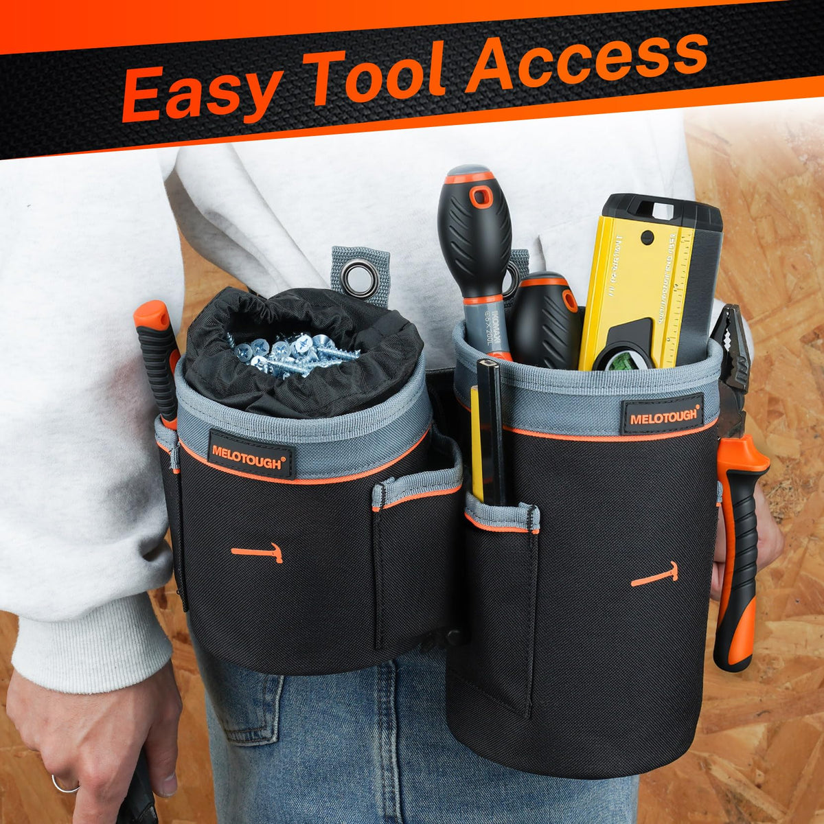 Tool Pouch Multi-Pack 2 Sizes 600D Nylon W408155