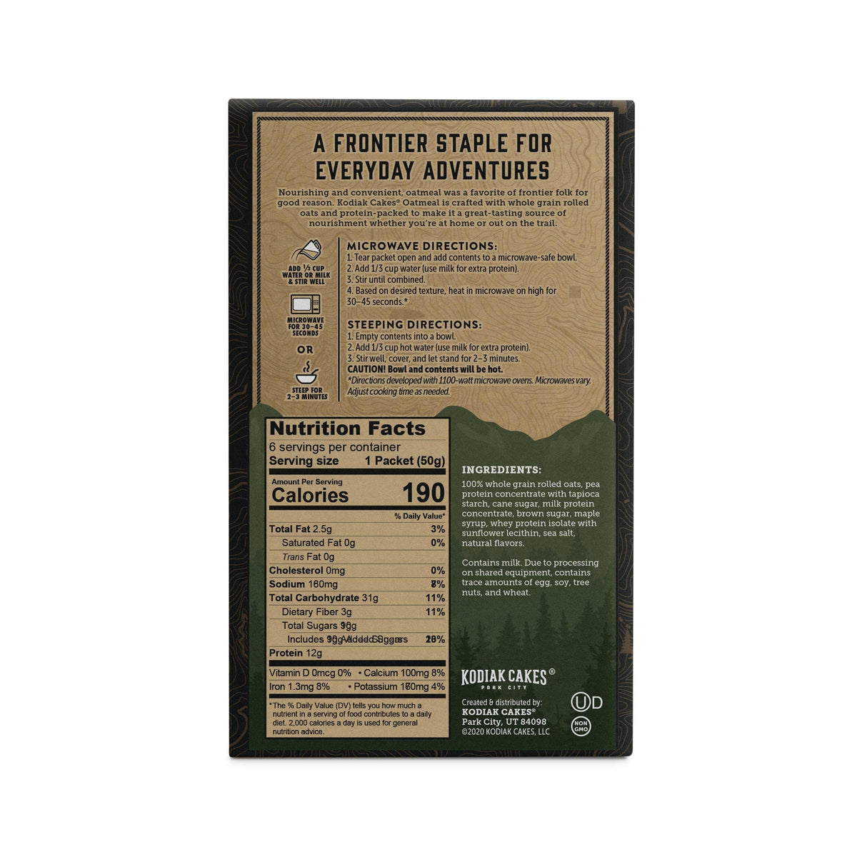 Maple Brown Sugar Instant Oatmeal Packets J34814