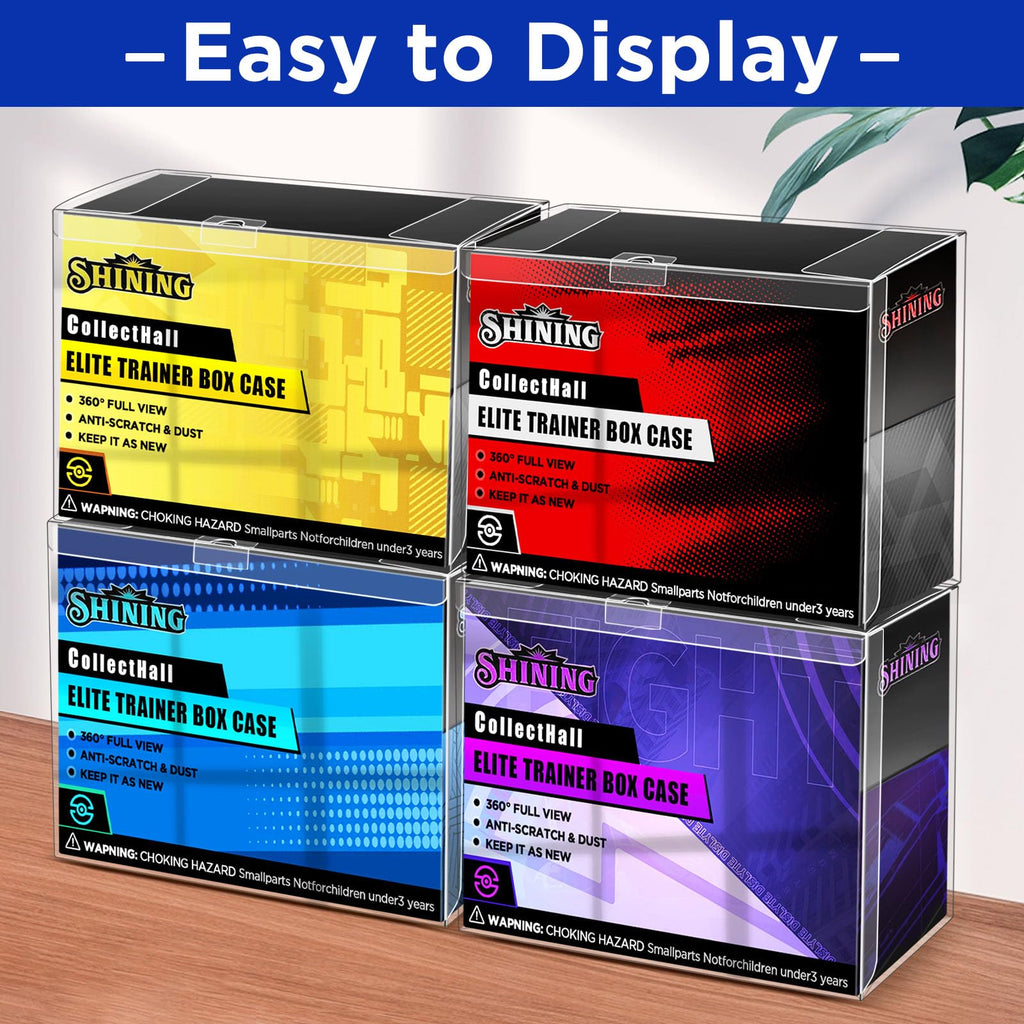 4 Packs Transparent Easy to Fold Protector Case R8671