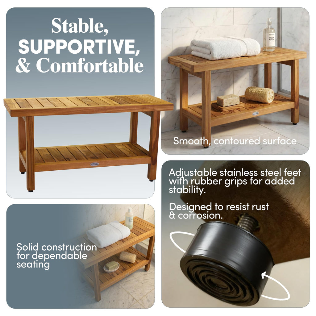 Teak Shower Bench H578
