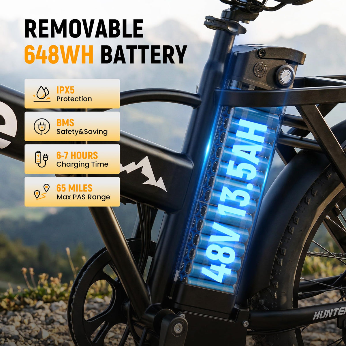 Foldable Electric Bike with 20" Fat Tires L8367