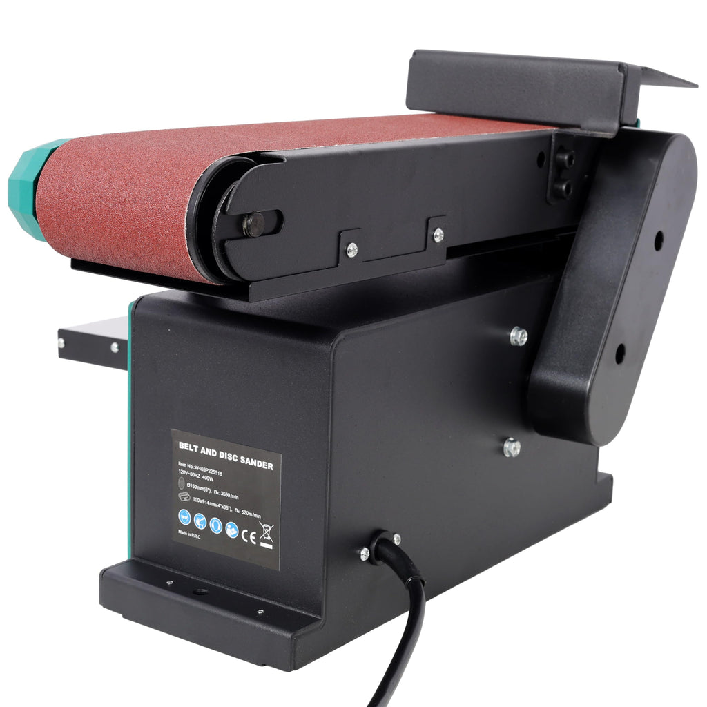 6" Disc and 4 x 36 in. Belt Sander with Aluminum Worktable U397