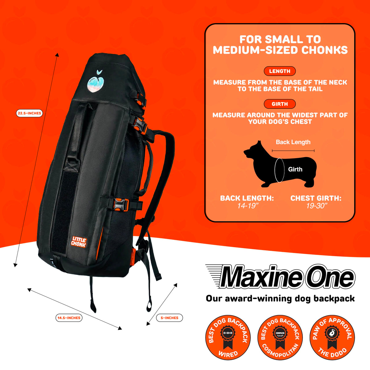 Dog Backpack Carrier L428720