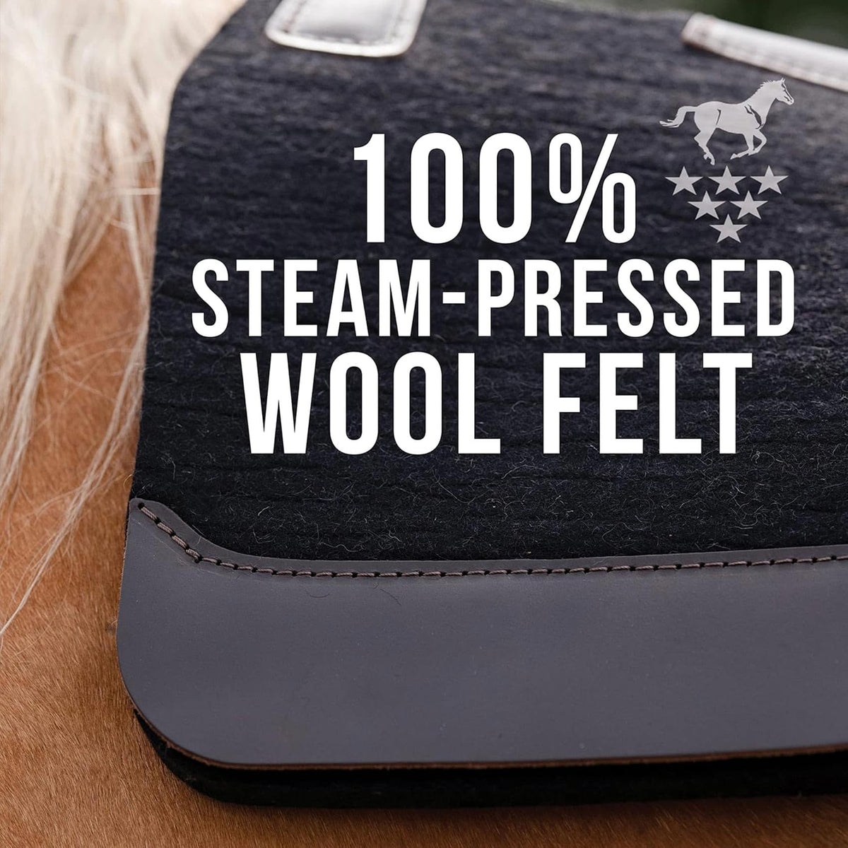 100% Wool Felt Western Saddle Pad M116026