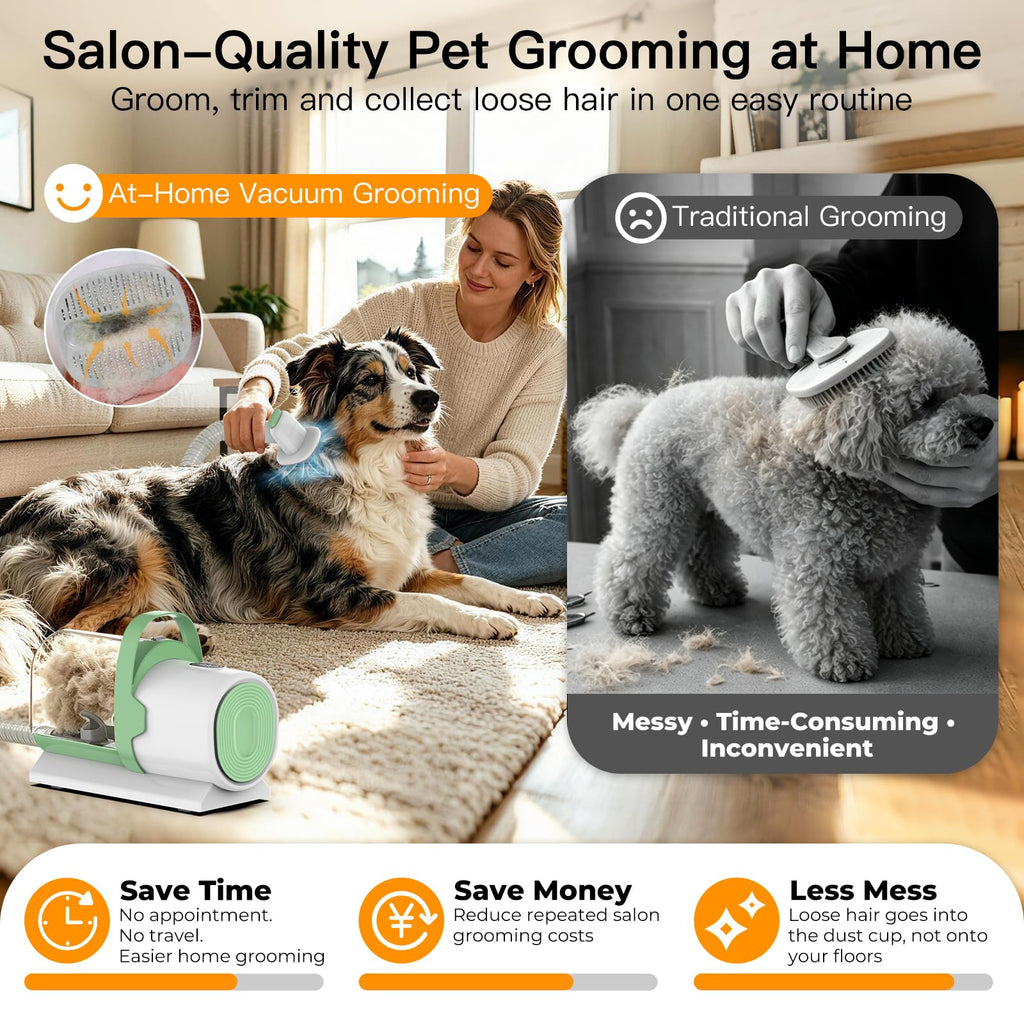 7-in-1 Dog Grooming Vacuum Kit V6525