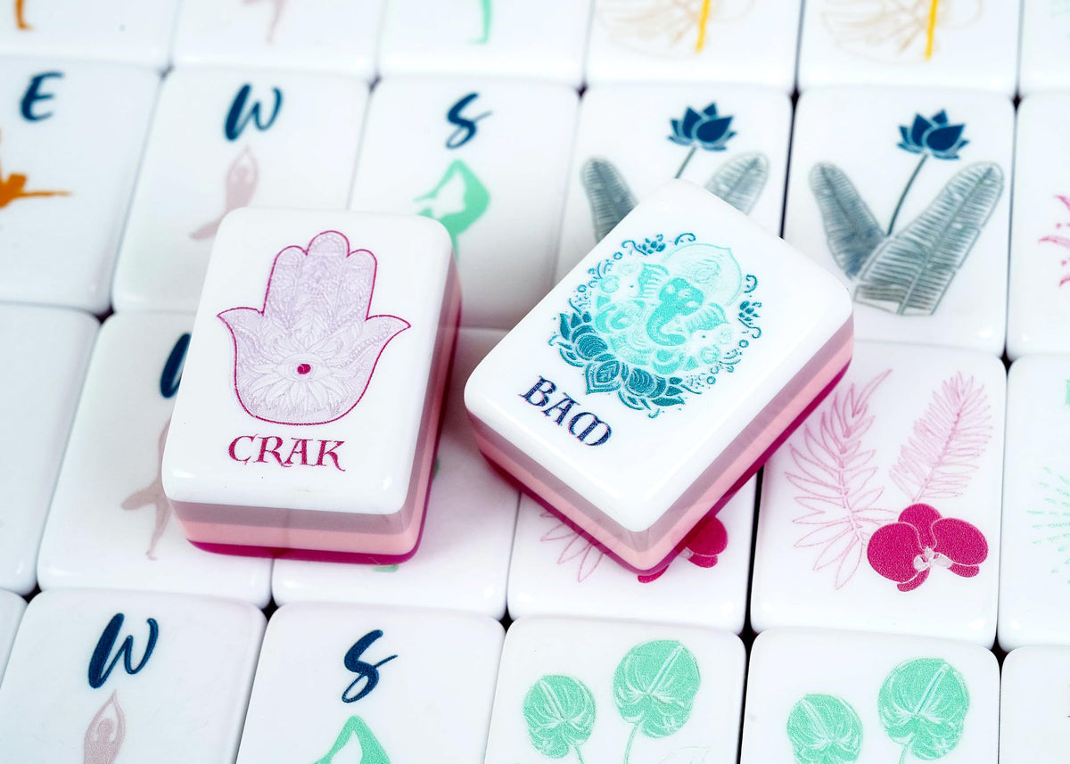 160 Acrylic Mahjong Set J36450
