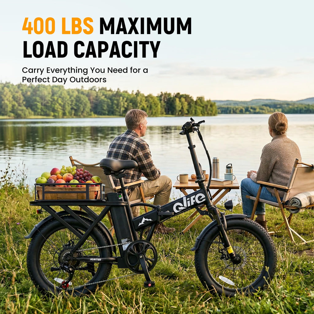 Foldable Electric Bike with 20" Fat Tires L8367