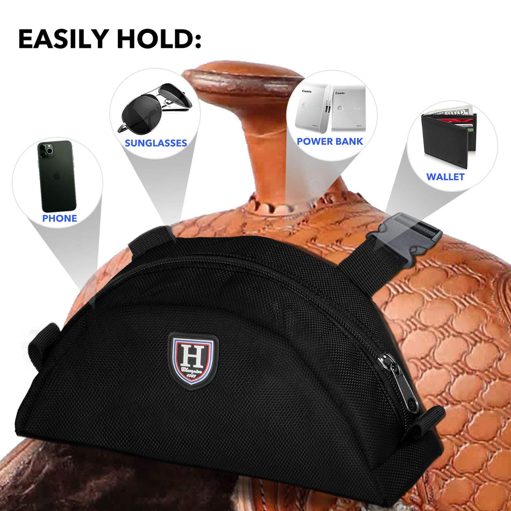 Saddle Pommel Pocket with Waterproof Fabric Pouch N171555