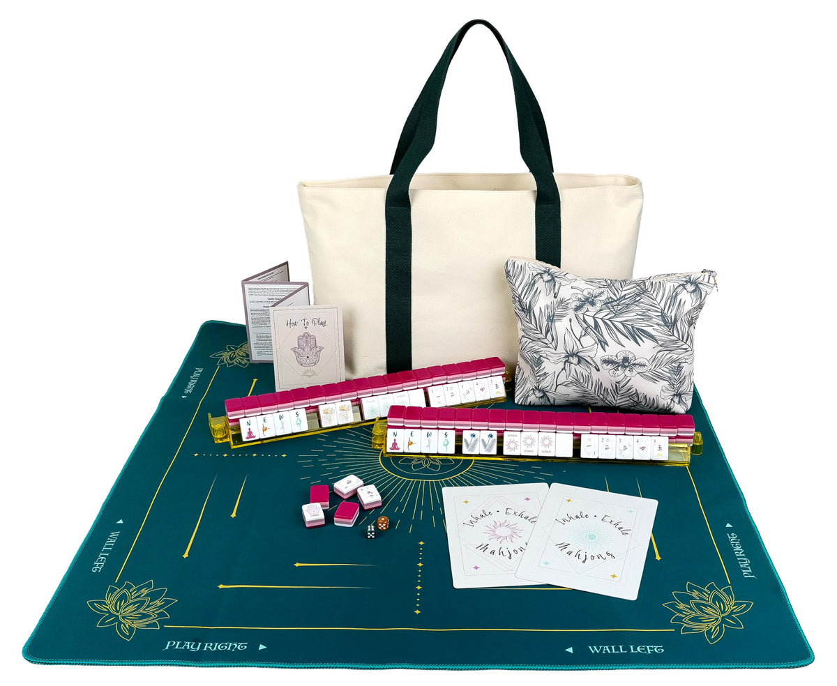 160 Acrylic Mahjong Set J36450