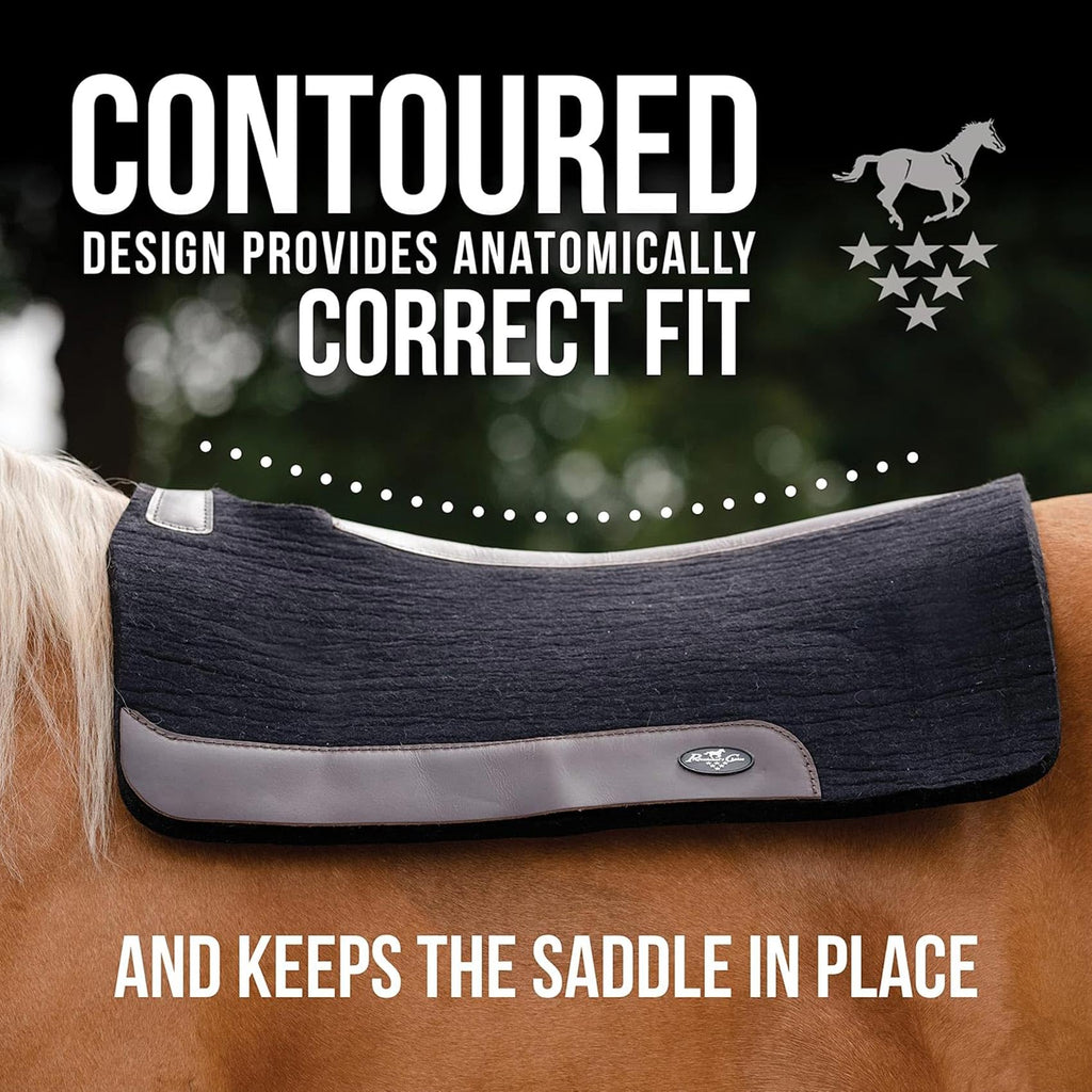 100% Wool Felt Western Saddle Pad M116026
