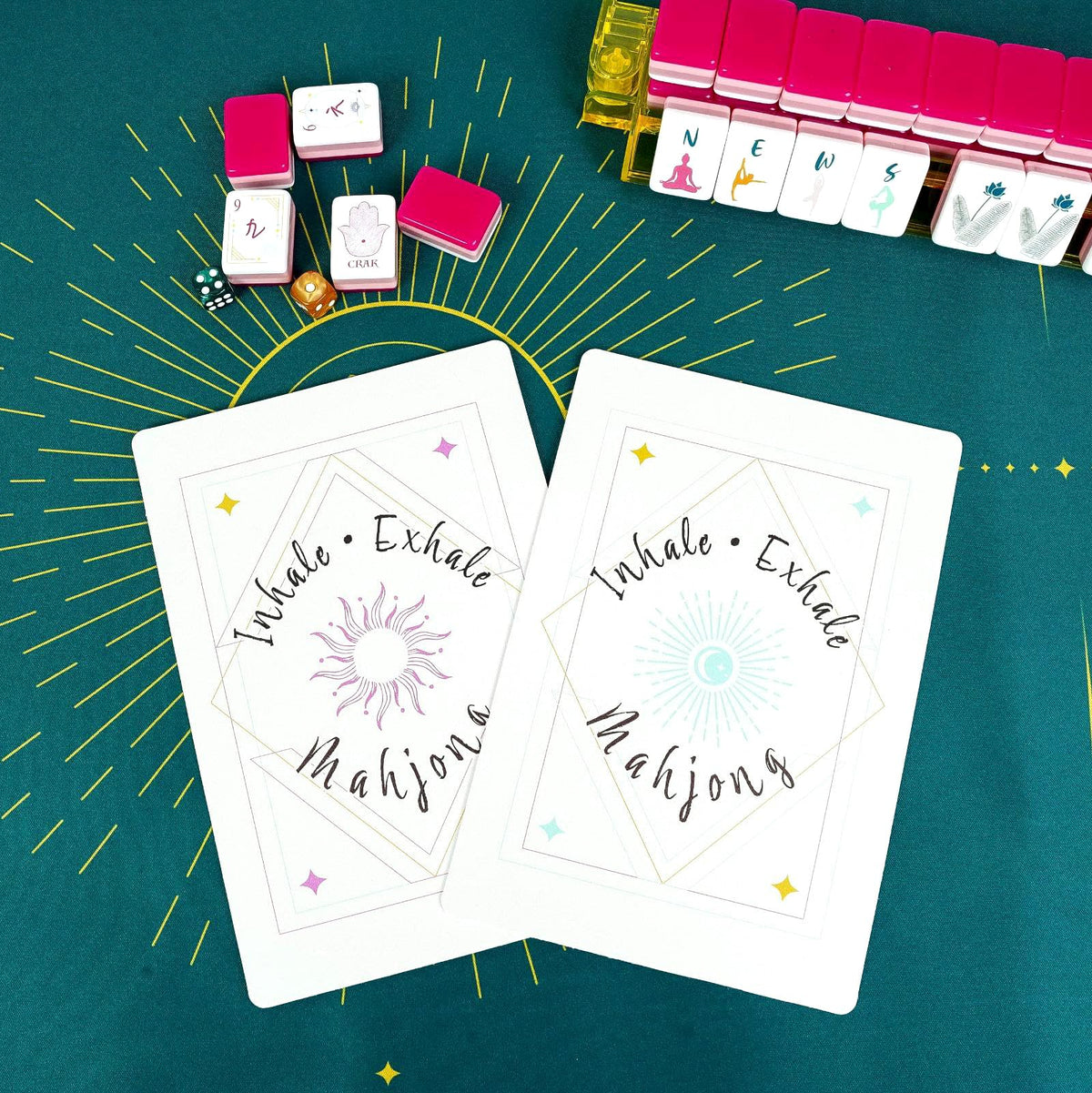 160 Acrylic Mahjong Set J36450