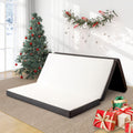 4 Inch Tri Fold Memory Foam Mattress with Washable Cover R64088