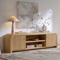 70" Fluted TV Stand with Storage A5684