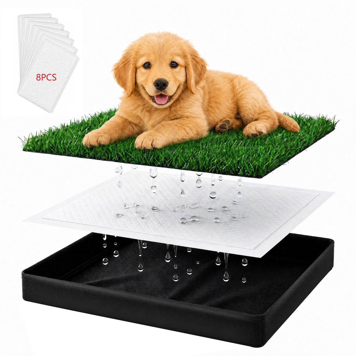 Dog Grass Pad with Tray A11925