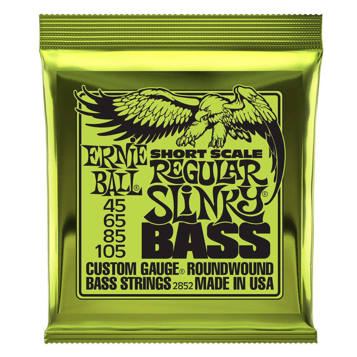 Nickel Wound Bass Guitar Strings, 45-105 Gauge W5527