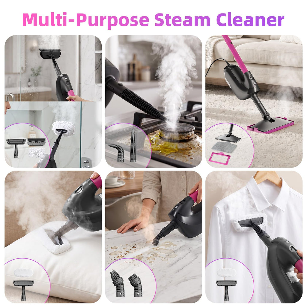 9-in-1 Detachable Handheld Steam Mop V421
