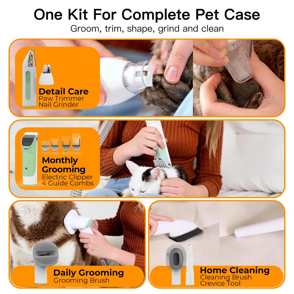 7-in-1 Dog Grooming Vacuum Kit V6525