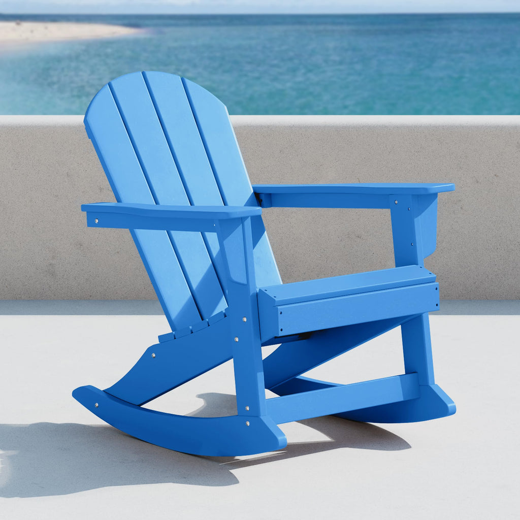 Pacific Blue Poly Adirondack Chair J810