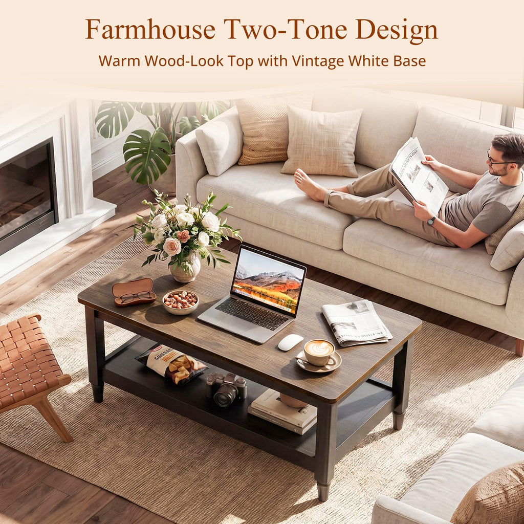 40" Black Coffee Table W771