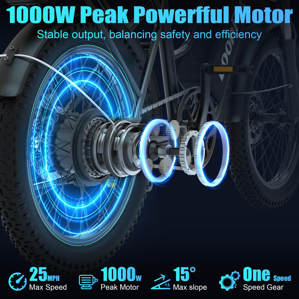 Ebike with Rear Seat & Front Basket B394030
