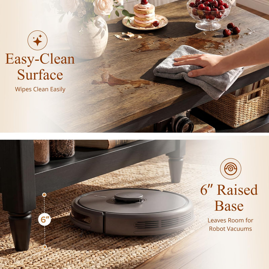 40" Black Coffee Table W771