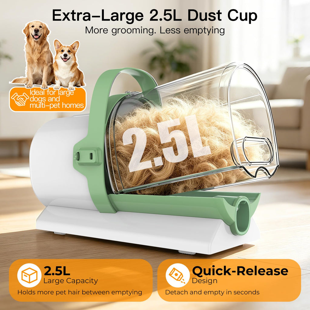 7-in-1 Dog Grooming Vacuum Kit V6525