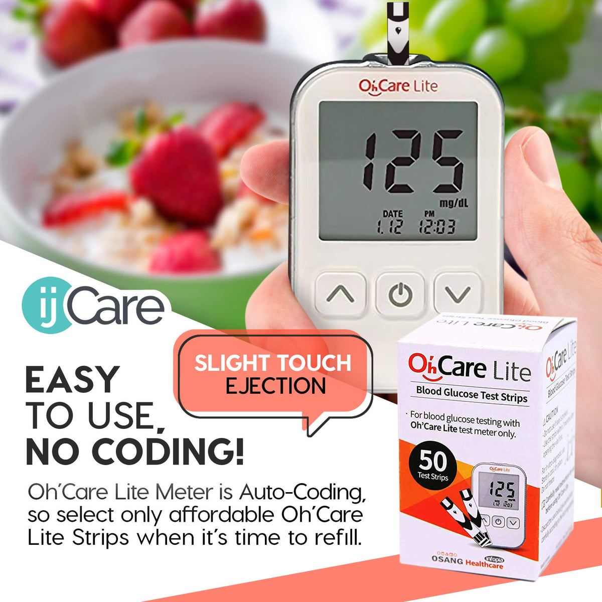 Blood Sugar Testing Bundle – Monitor 200 Glucose Test Strips, 200 Lancets & 1 Control Solution N616