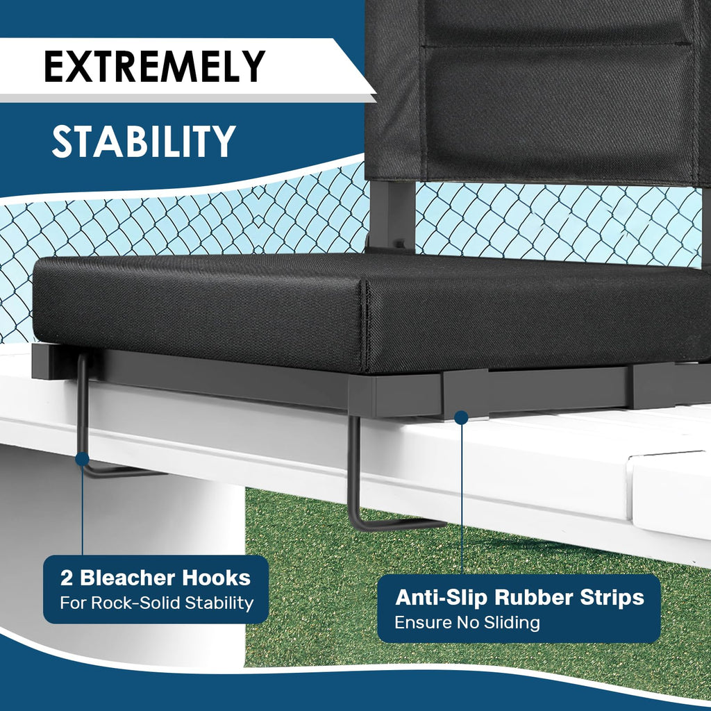 Portable Folding Bleacher Chair 2 Pack Z268