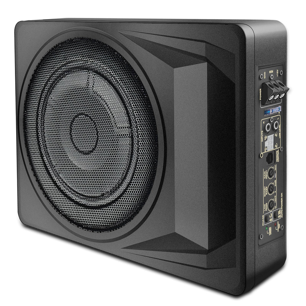1200W 10 Inch Slim Under Seat Car Subwoofer H48943