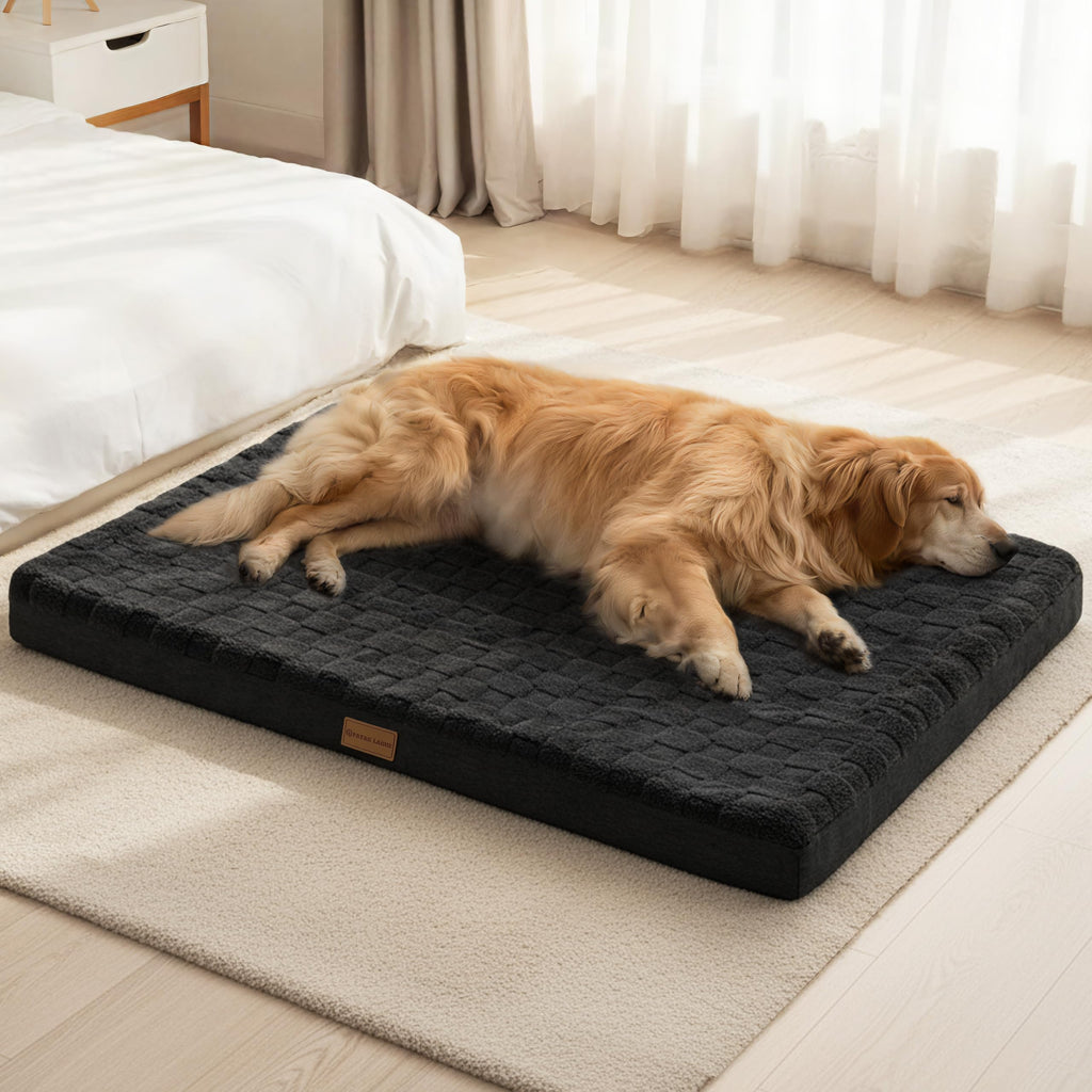 Large Washable Dog Bed 36''X24'' Black O484049