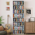 8 Tier White DVD Storage Shelf P593