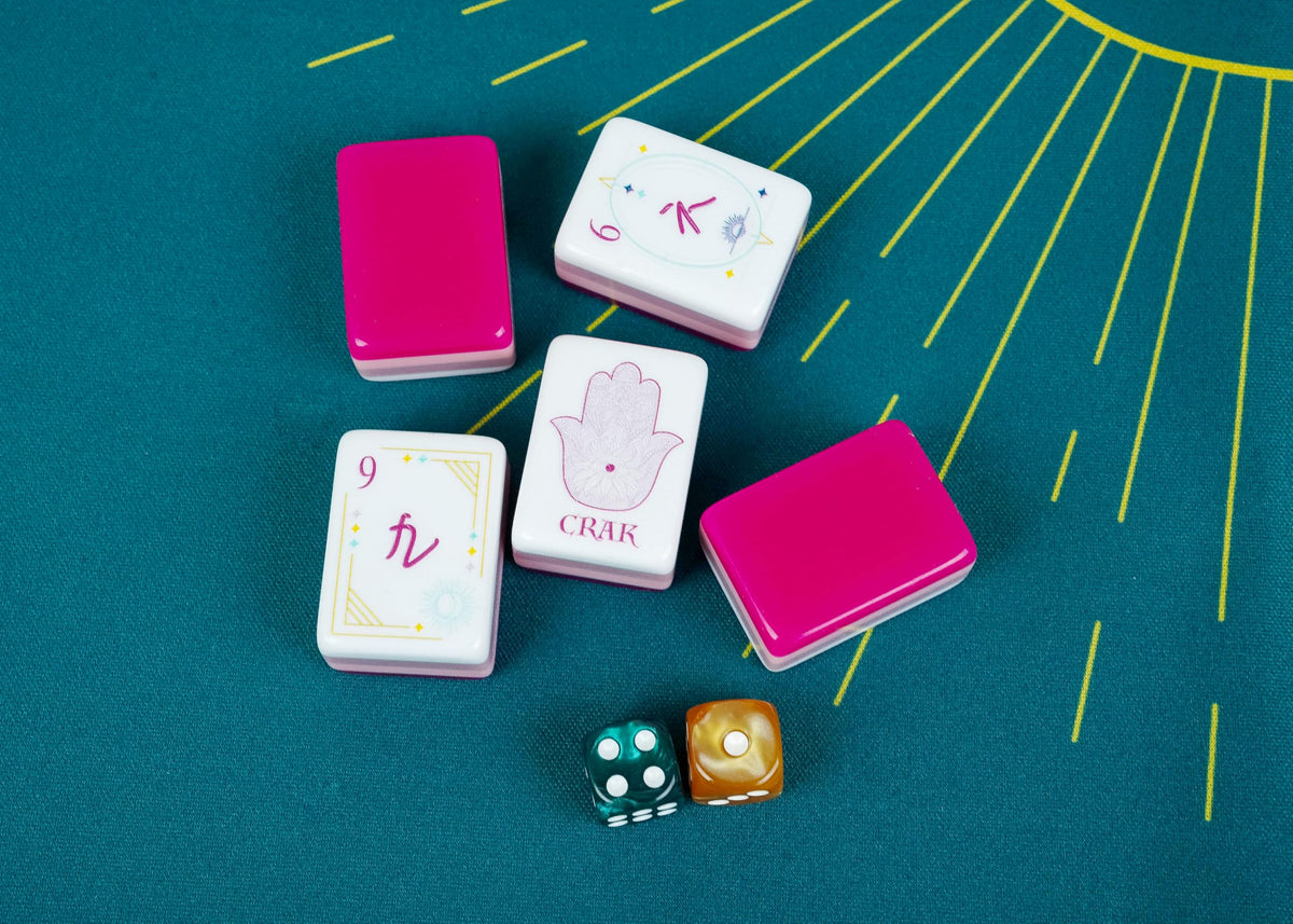 160 Acrylic Mahjong Set J36450