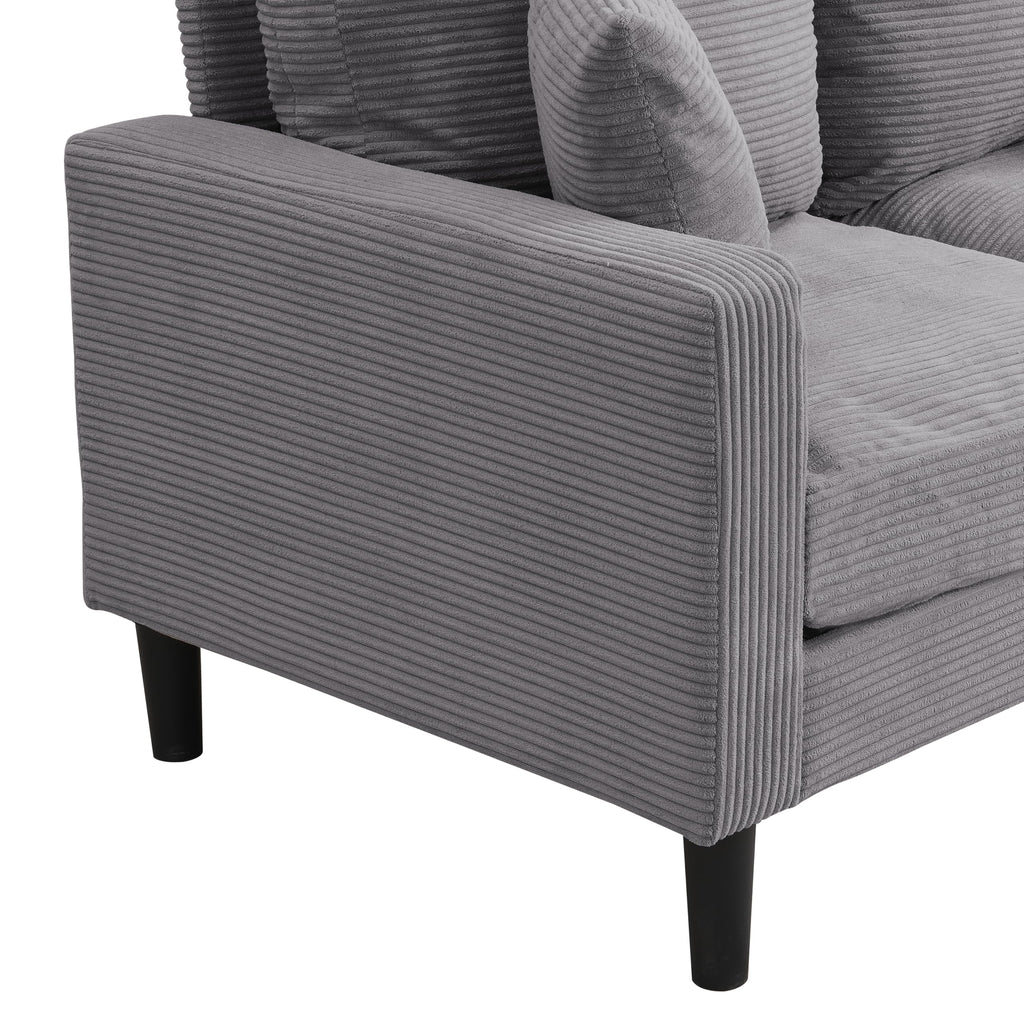 Light Gray Oversized Sleeper Sofa Chair I507707