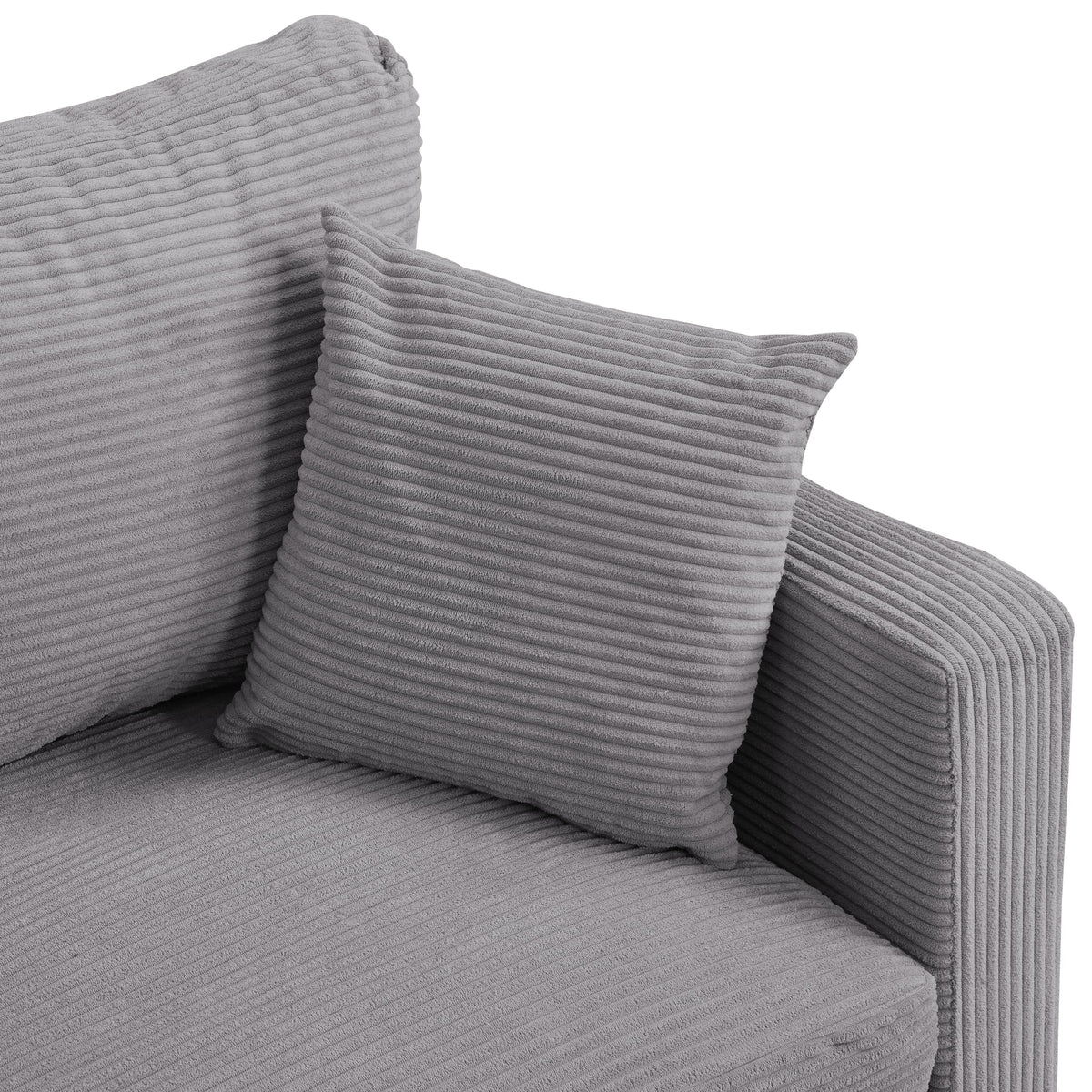 Light Gray Oversized Sleeper Sofa Chair I507707