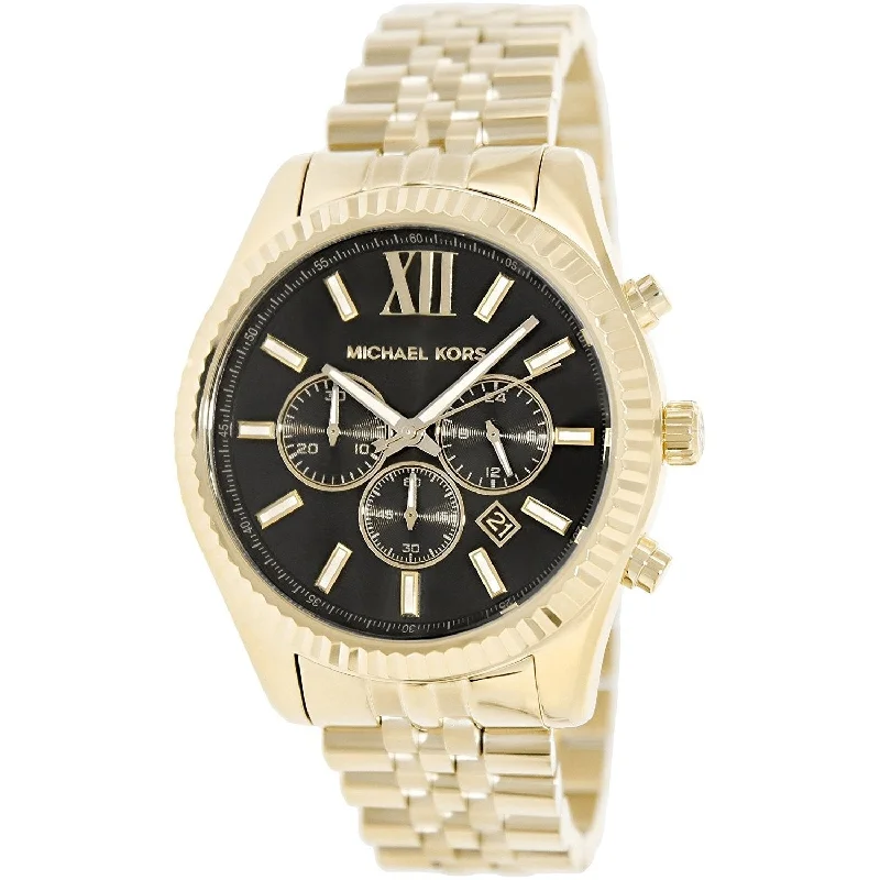 Michael Kors Men's MK8286 Chronograph Gold-Tone Stainless Steel Watch