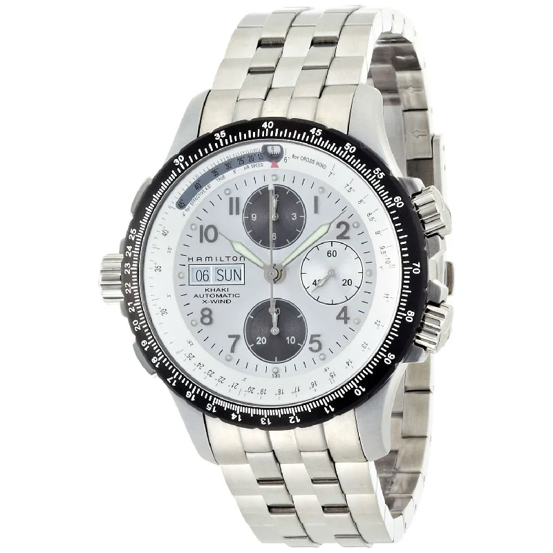 Hamilton Men's H77626153 Khaki King X Wind Chronograph Automatic Stainless Steel Watch