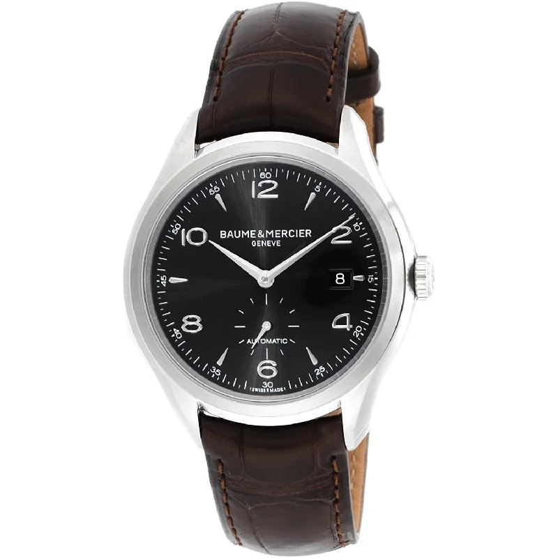 Baume & Mercier Men's MOA10053 Clifton Brown Leather Watch